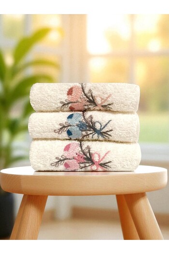 asev tekstil 30X50 cm 3-Piece Kitchen Towel |   Hand Towel |   Face Towel Set