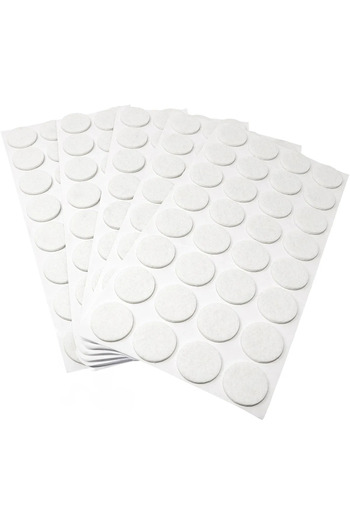 TREND KULP 24 mm Adhesive Furniture Leg Felt Floor Protector Table Chair Parquet Protection Pad (Pack of 33)