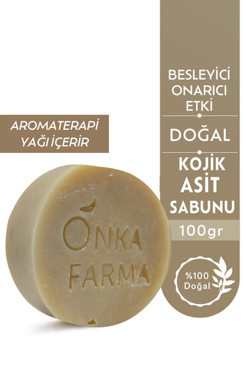 OnkaFarma Onka Farma Kojic Acid Natural Soap 100 Gr Brightening Solid Soap