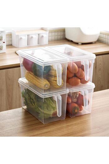 Cozy Nest 4-Pack Cereal and Dry Food Storage Containers Kitchen Organizer Small Meal Prep for Sugar Flour Snac