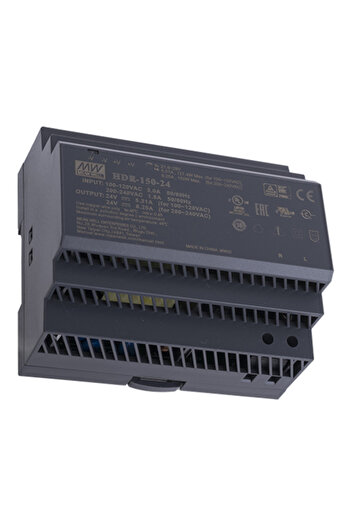 Meanwell Sursă de alimentare în comutație, 24V / 6.25A, șină DIN - MEAN WELL HDR-150-24
