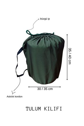 Med Online Sleeping Bag Cover Multi-Purpose Hanging Camping/Travel (50*44 cm)