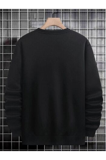 CLAYES Φούτερ Wake - Μαύρη στάμπα Oversize Crew Neck