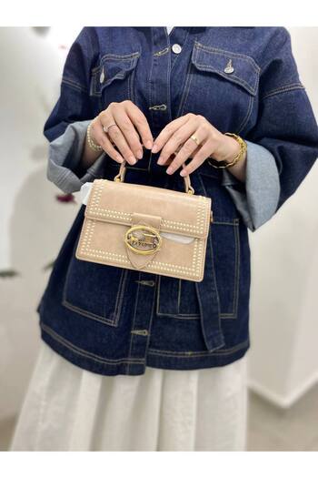 Levidor Pink Speckle Detail Levidor Shoulder Bag