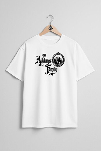 Bahriyeli Collection Oversize the Addams Family Wednesday Chest Design Unisex T-Shirt