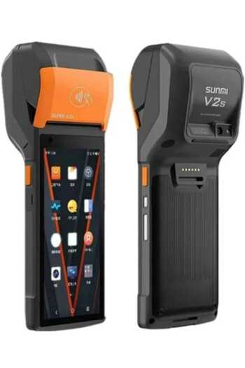 sunmi V2s Digital Printer for Payments and Receipt Printing in Black