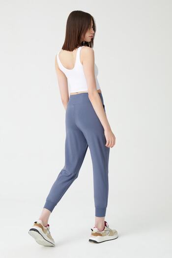 Los Ojos Women's Anthracite High Waist Jogger Sweatpants Joggers