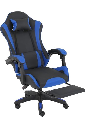 SPEARPC SGCE001 Gaming Chair with Footrest - Comfortable Office Chair for Racing, Adjustable Armrest, Dense