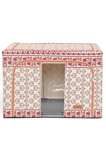 Camy Foldable Storage Box, Flippy, 66 L Cotton and Linen