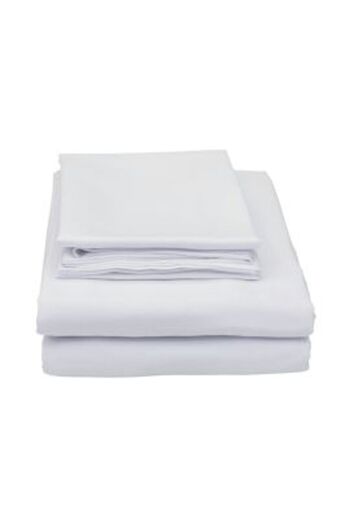 Ralex Cearsaf de pilotă Bumbac 100% Percale 150 x 220 cm Alb