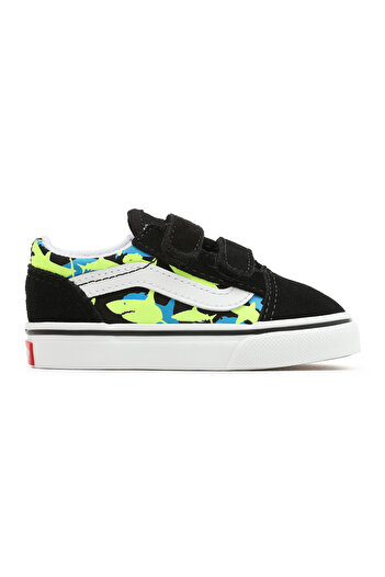 Vans TD Glow Sharks Old Skool Shoes - Black