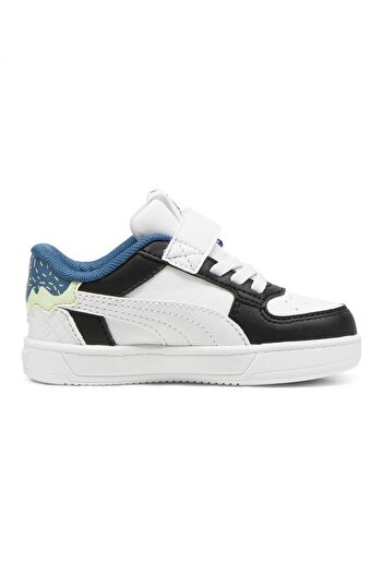 Puma x TROLLS Caven 2.0 Velcro Closure Sneakers - Black/White/Blue Horizon