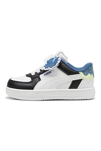Puma x TROLLS Caven 2.0 Velcro Closure Sneakers - Black/White/Blue Horizon