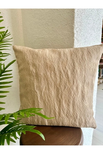 Decamor home Gold Salon Throw Pillow Cover