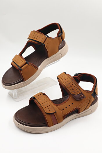 nazenintasarımlar Men's Comfortable and Light Banded Inner Soft Daily Sandals