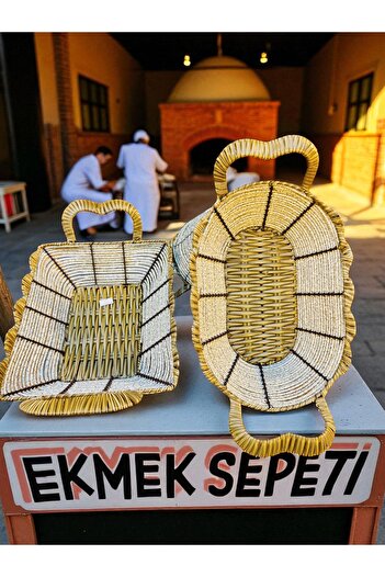 Hasır TUTMALI ÇOK AMAÇLI KULANILABİLİR SEPET