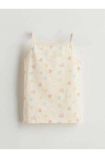 LC Waikiki Lcw Kids Square Collar Girl's Undershirt 2-Piece (W5)