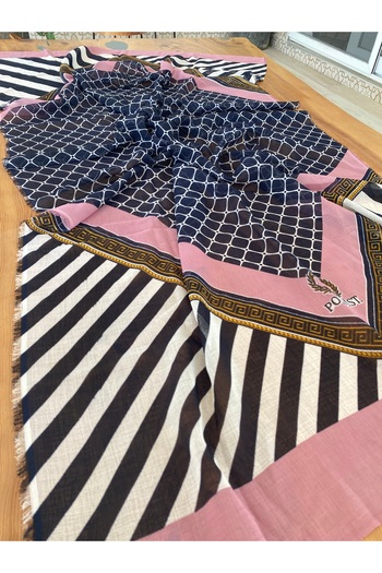 Bohemian Navy Blue Polo Series Sports Shawl Pareo 100 X 190 cm 1757092