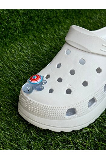 Crocs Karanlıkta Parlayan Kaplumbağa Terlik Süsü/Üç Boyutlu Kaplumbağalı Terlik Charmı/Jibbtiz