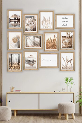 woodhomeworks 12 Piece Frame Look Mdf Table Set Full Landscape
