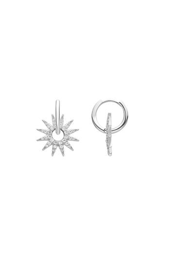 Luxenter Rhodium plated earrings ALOR SSEW 550