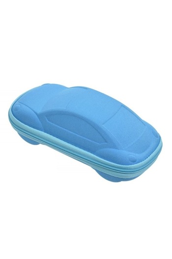 SOHO Eyeglasses Case with Soft Interior, Hardcase Design, Blue