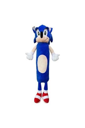 MASHASHOP Sonic plush, pillow type, blue, 80 cm