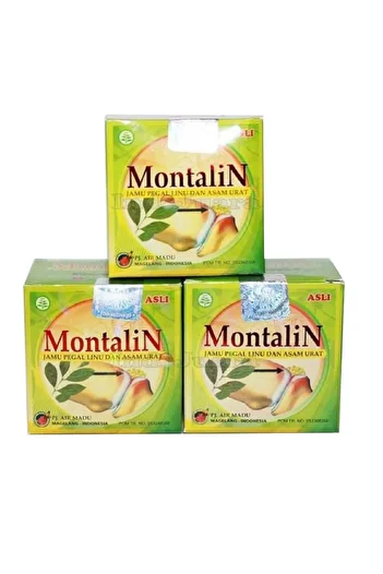 montalin لعلاج آلام المفاصل والعظام والنقرس (ثلاث عبوات)
