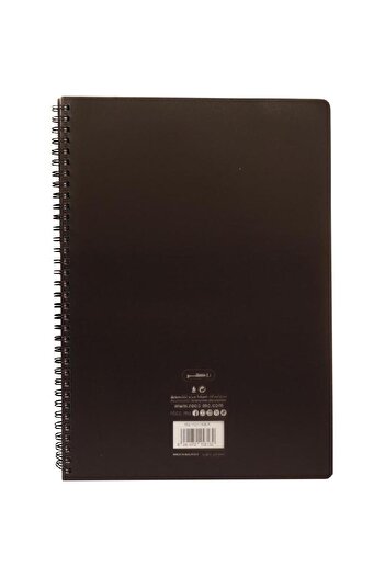 Roco Notebook, A4, 100 Sheets, Single Ruled (Arabic), Black