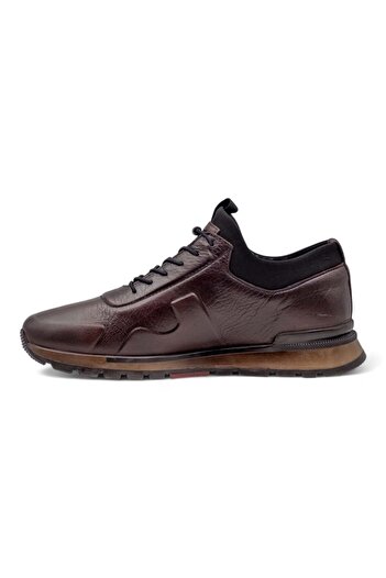 Voyager 5333 Men's Khaki Leather Sports Shoes Winter