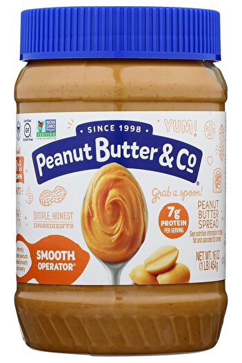 Peanut All Natural Butter & Co. Smooth Operator Net Wt. 16 Oz (1LB) 454g