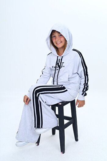 Joui Co Oversize 2 Thread Girl's Sports Bottom & Top Σετ αθλητικής φόρμας – 100% βαμβάκι-308