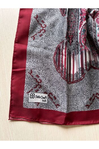 POLO CRAFT Soft Ethnic Stripe Pattern Shawl
