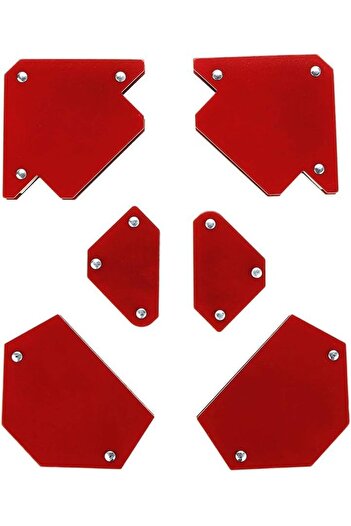boss life style Magnetic Welding Holder Set - 6pc Welder Magnets for 6 Angles, 30° 45° 60° 75° 9