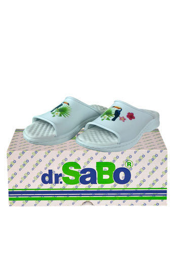 DR SABO Women's Orthopedic Leather Slippers Tukan Bird– Handmade, Stylish and Comfortable Suitable for Four Seasons Use