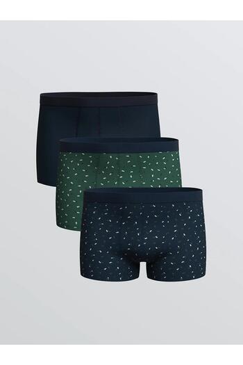 LC Waikiki Standard Fit Cotton Flexible Men's Boxers 3-Piece (W5)