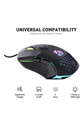 rexa 369 LED Mechanical Gaming Keyboard + LED Mouse + Mat Combo