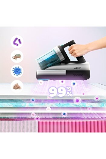 CECOTEC Conga Rockstar 4000 anti-mite UV bed vacuum cleaner, 400W, 13000Pa, hot air, warehouse