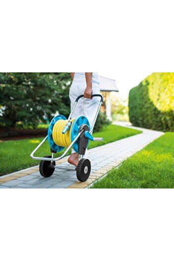 Cellfast ALUPLUS garden hose reel cart, 1 2 , 60m