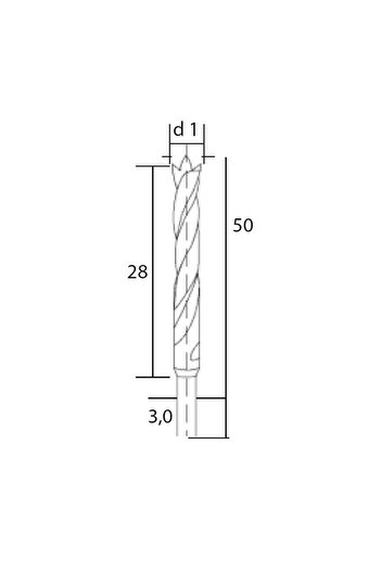 Proxxon HSS drill bit set with centering pin, 28876