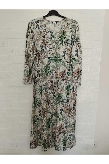 anne moda ankara Summer, Long Sleeve, 90% Cotton, A-Line Dress