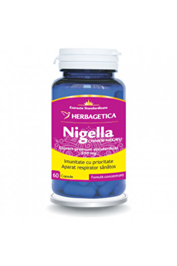 herbagetica Nigella Chimen Negru x 60 Capsule