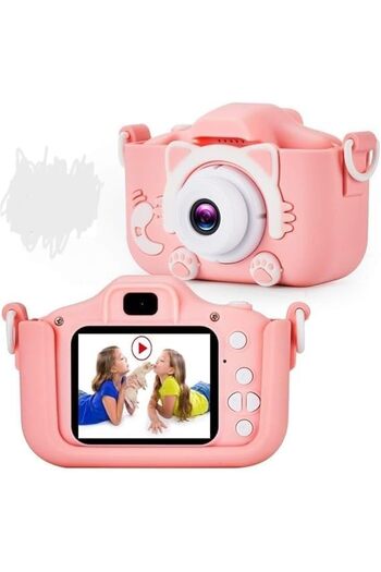 SUKILO Kids Camera Digital Camera for Children with 2.0 Inch LCD Screen, Soft Silicon Cover, 8MP HD