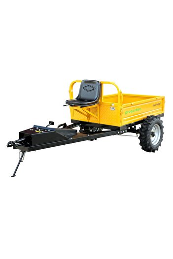 Progarden Alpine RM500T Remorca cu tractiune G2, 500kg, 1 osie, prindere bolt pentru motocultor, roti pro
