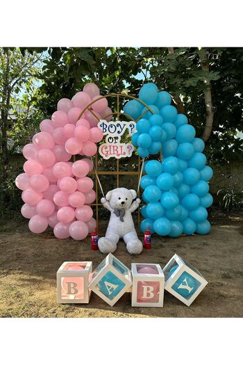 Ezgi Party Store Gender Party Set with 100 Balloons