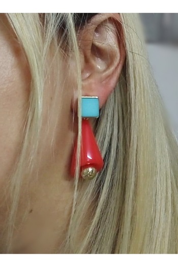 mos&more Red Lightweight Stylish Women's Earrings