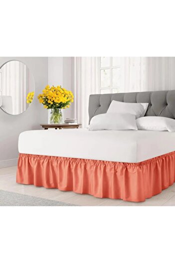 irem içgiyim Özdilek Base Ruffle Base Skirt Double Bed Elastic Ruffle Complete Bed