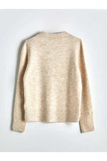 LC Waikiki Lcwaikiki Classic Crew Neck Women's Knitwear Cardigan (W5)