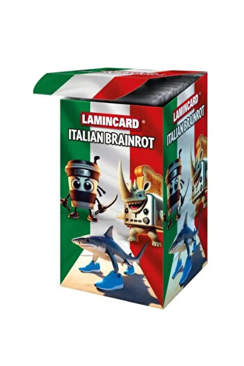 JollyMag Krabička 24 obálek hracích karet, italský Brainrot