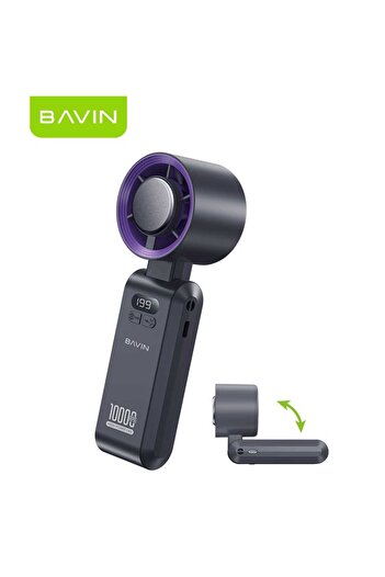 Bavin Mini Foldable Rechargeable Handheld Turbo Cooling Fan